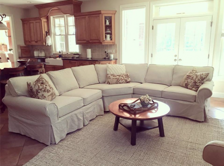 Custom Sectional Slipcover